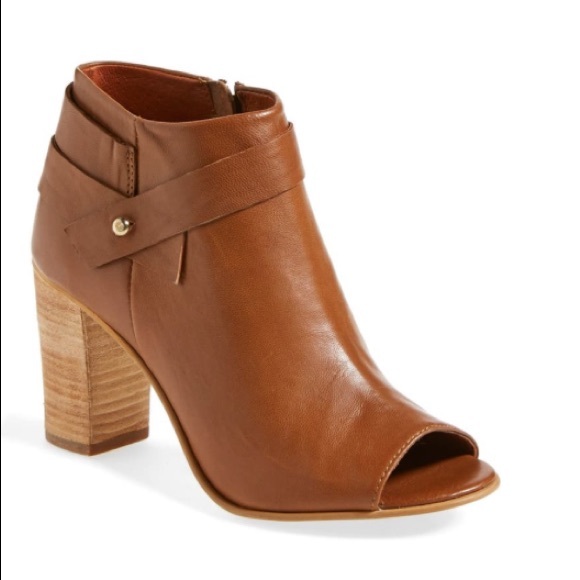 Steve Madden Shoes - Steve Madden Now Cognac Open Toe Bootie 6.5